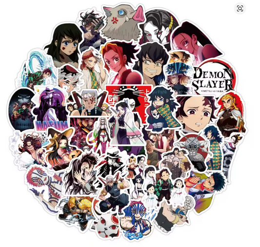 ⚔️ Stickers Demon Slayer | Pack x10 🌸