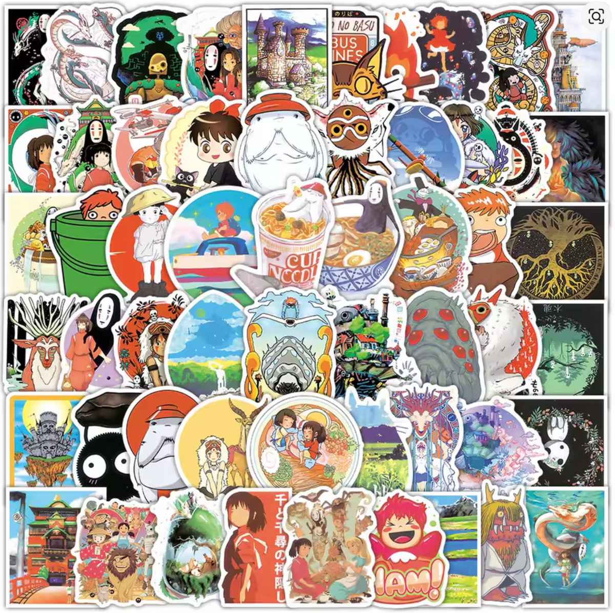 🌿 Stickers Studio Ghibli | Pack x10 ✨