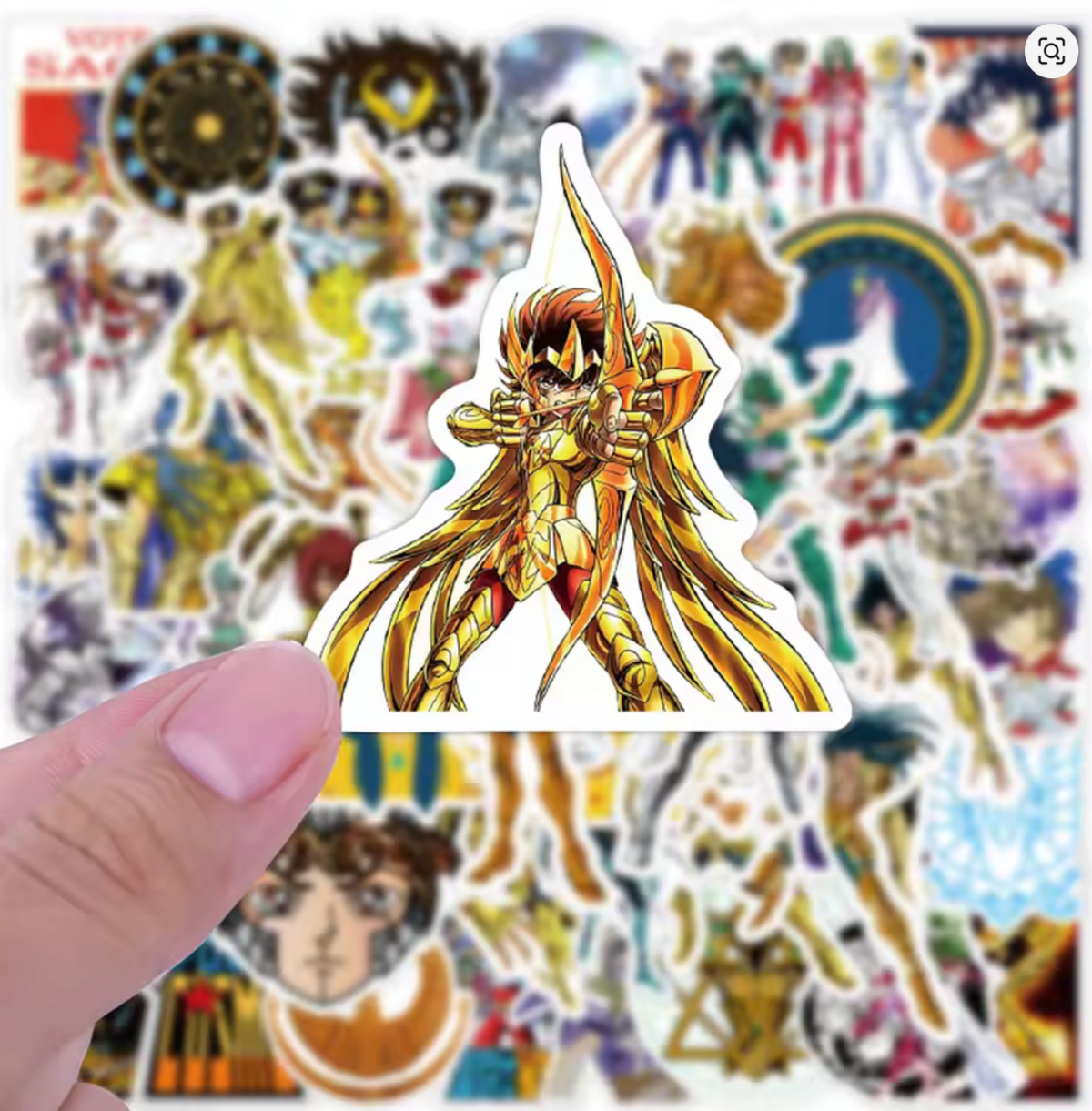 🛡️✨ Stickers Caballeros del Zodiaco | Pack x10 ✨🛡️