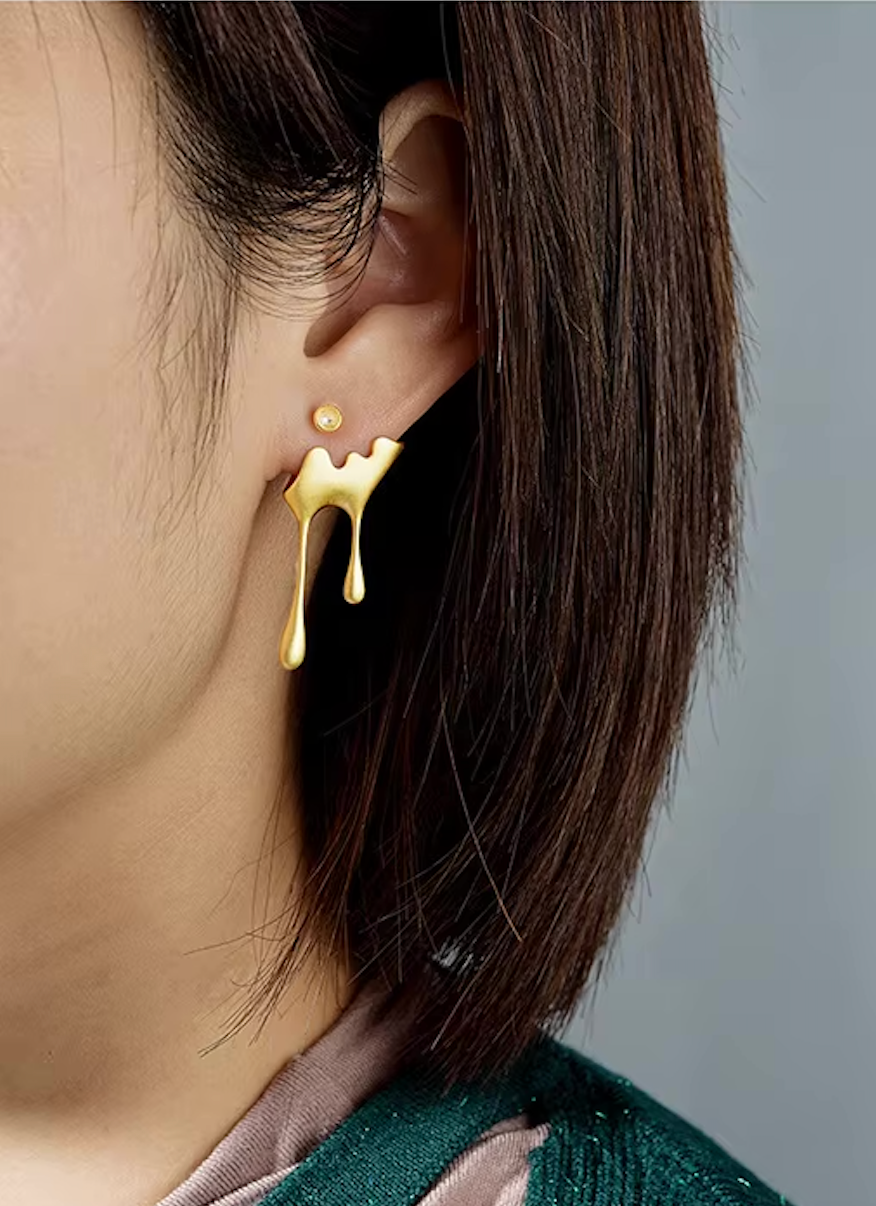 🐝✨Set de Joyería Abeja & Miel en Plata y Oro ✨🍯
