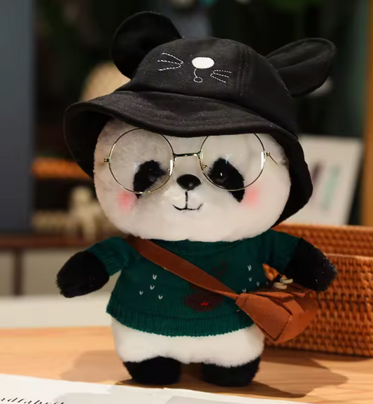 🐼 Peluche Oso Panda Kawaii Sombrero🐾