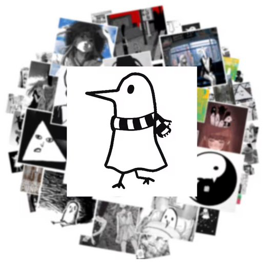 🌙✨ Stickers Punpun Oyasumi | Pack x10 ✨🌙