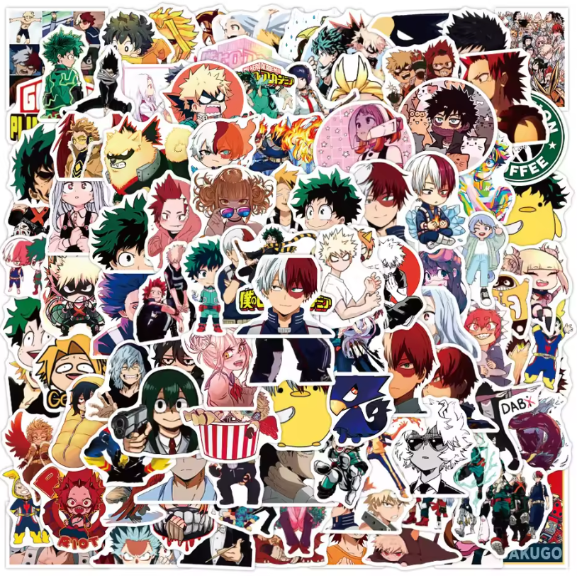 🔥 Stickers My Hero Academia | Pack x10 💥